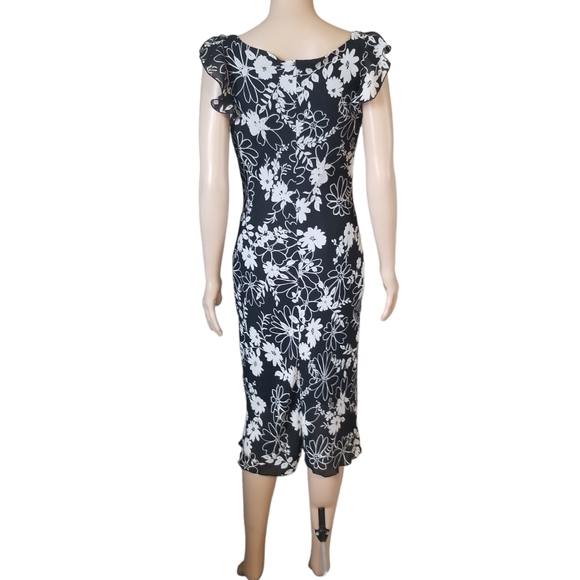 Vintage Smart Set Floral Midi Dress - Picture 6 of 8
